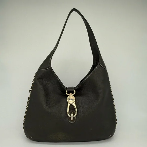 Dooney & Bourke green Whip stitch hobo bag - Picture 3 of 11